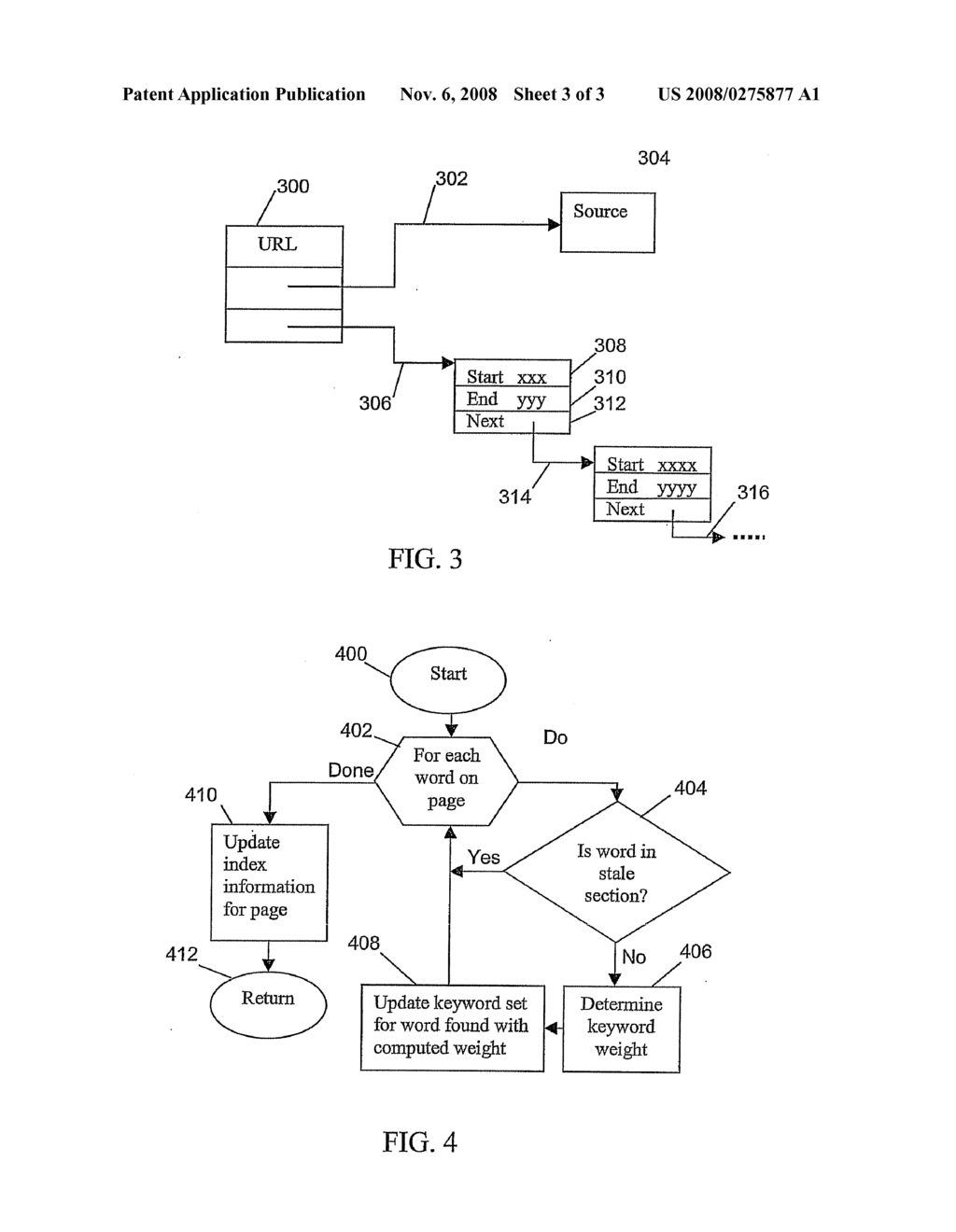 METHOD AND SYSTEM FOR VARIABLE KEYWORD PROCESSING BASED ON CONTENT DATES ON A WEB PAGE - diagram, schematic, and image 04