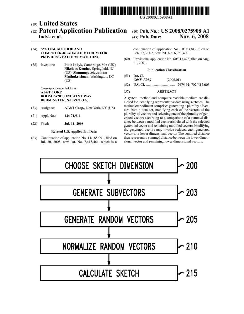 SYSTEM, METHOD AND COMPUTER-READABLE MEDIUM FOR PROVIDING PATTERN MATCHING - diagram, schematic, and image 01