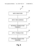 Method and apparatus for translating web addresses and using numerically entered web addresses diagram and image