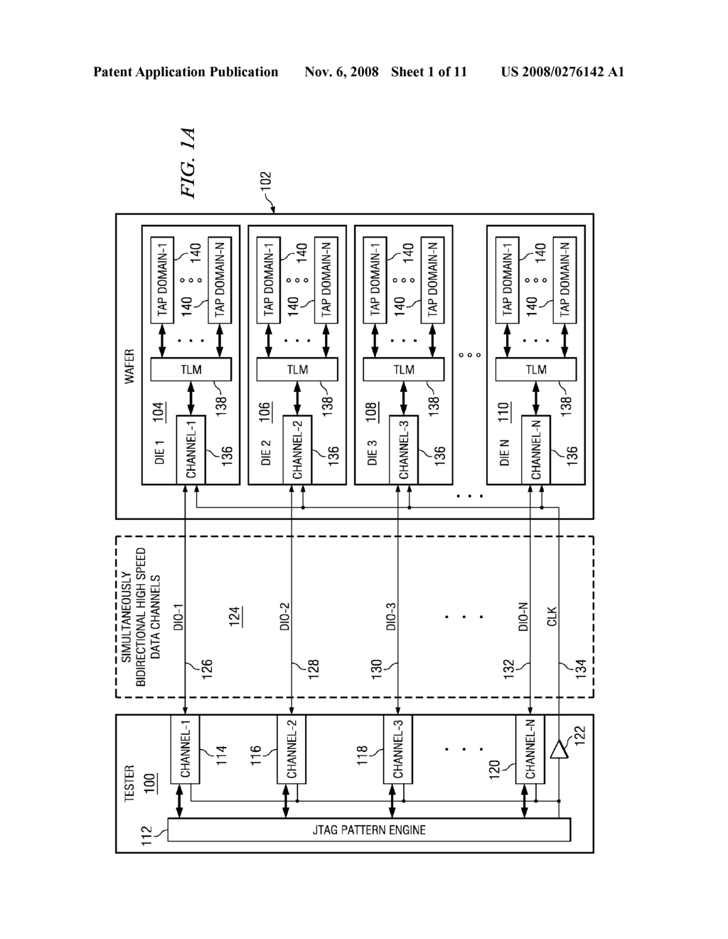 WAFER SCALE TESTING USING A 2 SIGNAL JTAG INTERFACE - diagram, schematic, and image 02