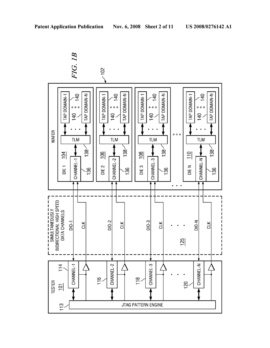 WAFER SCALE TESTING USING A 2 SIGNAL JTAG INTERFACE - diagram, schematic, and image 03