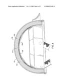 Safety helmet lining emitting far-infrared radiation diagram and image