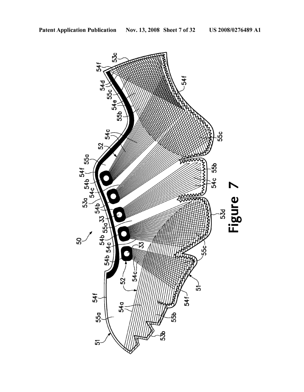 Article Of Footwear Having An Upper With Thread Structural Elements - diagram, schematic, and image 08