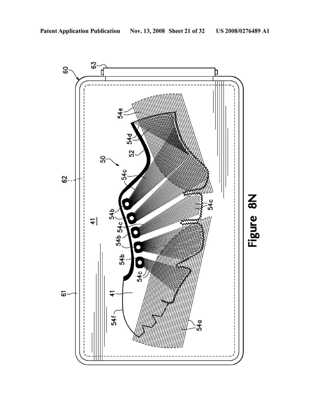 Article Of Footwear Having An Upper With Thread Structural Elements - diagram, schematic, and image 22