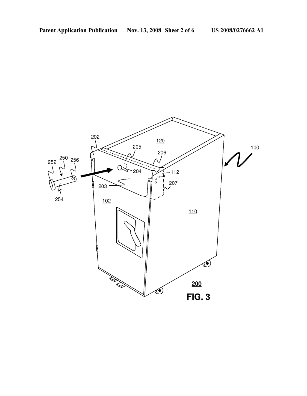 LOCKING FLANGE FOR AIRLINE CARTS - diagram, schematic, and image 03