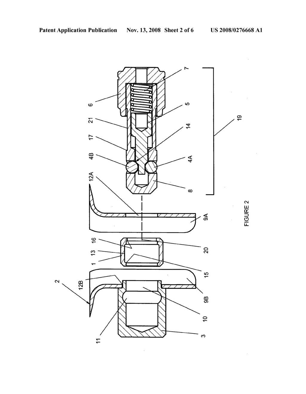 Retained lock system and method - diagram, schematic, and image 03