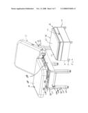 Resting Device Assembly Including A Table and A Trolley diagram and image