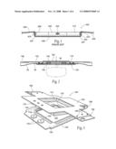 Magnetic fabric retaining device diagram and image