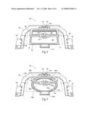 Magnetic fabric retaining device diagram and image