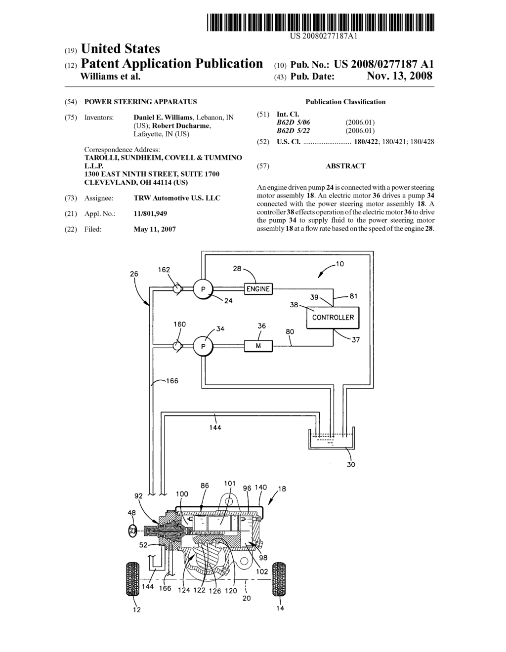 Power steering apparatus - diagram, schematic, and image 01