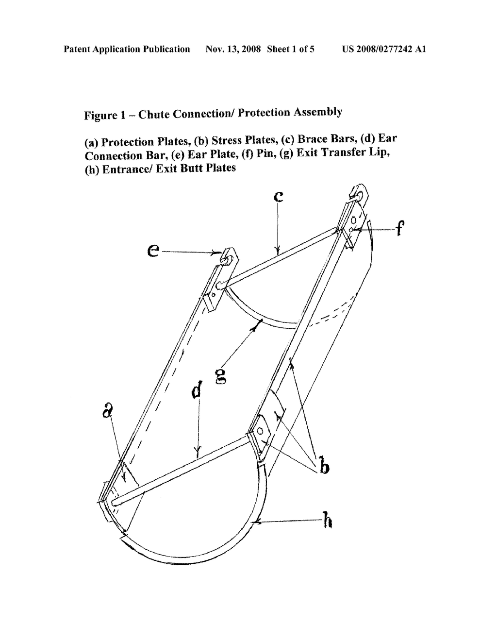 Composite Cement Truck Discharge Chute - diagram, schematic, and image 02