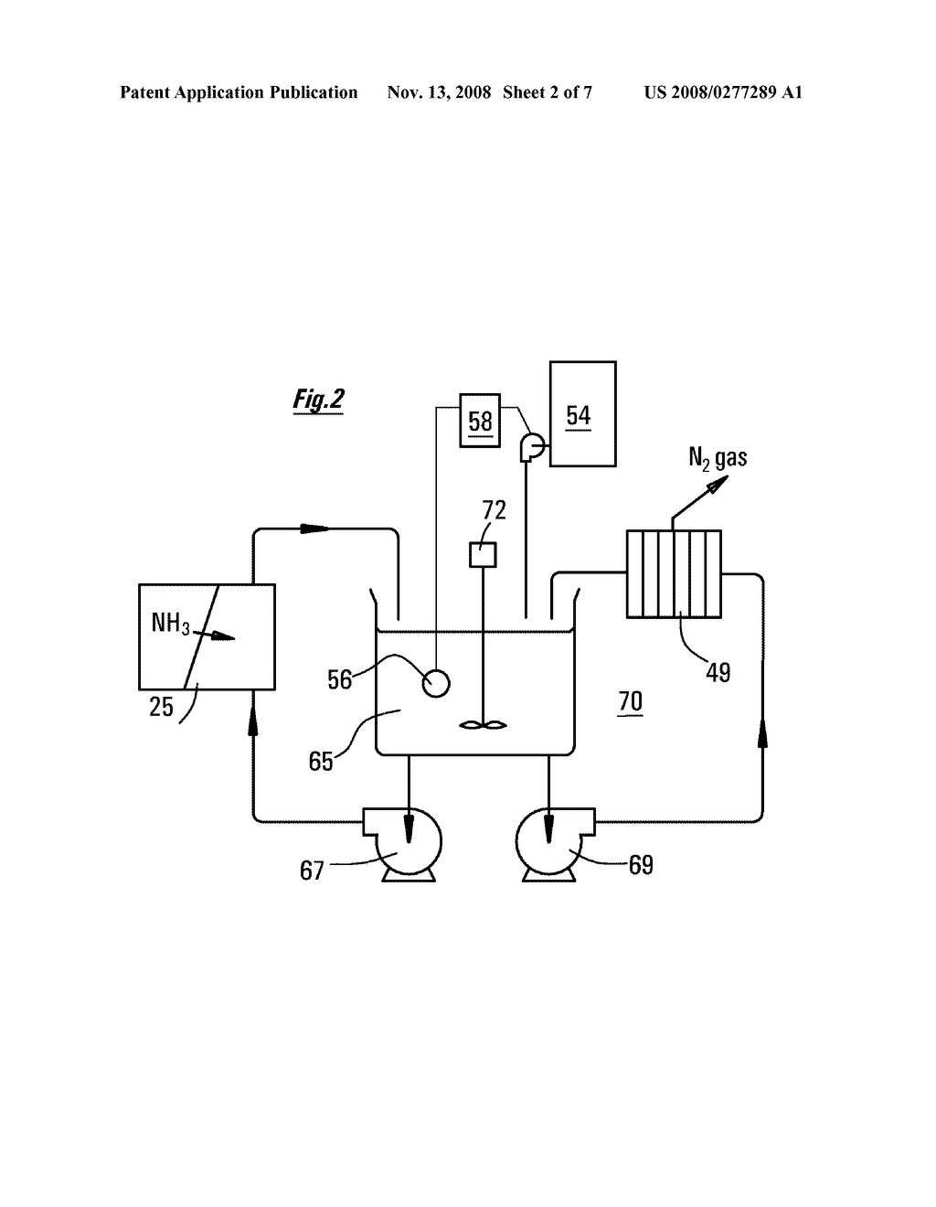 WASTEWATER AMMONIUM EXTRACTION AND ELECTROLYTIC CONVERSION TO NITROGEN GAS - diagram, schematic, and image 03