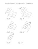 Dispensing Apparatus Containing a Glove Stack and Method of Folding Gloves Therein diagram and image