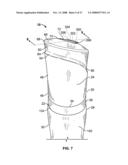 Actuator cap for a spray device diagram and image