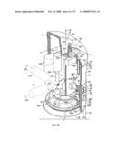 Actuator cap for a spray device diagram and image