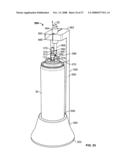 Actuator cap for a spray device diagram and image