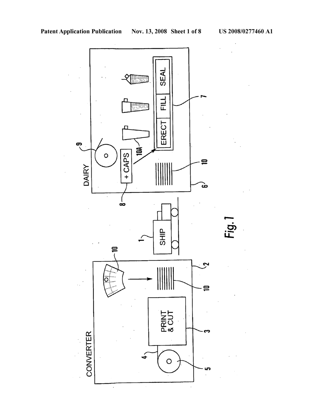 Container Made of Laminate Material, Blank and Method - diagram, schematic, and image 02