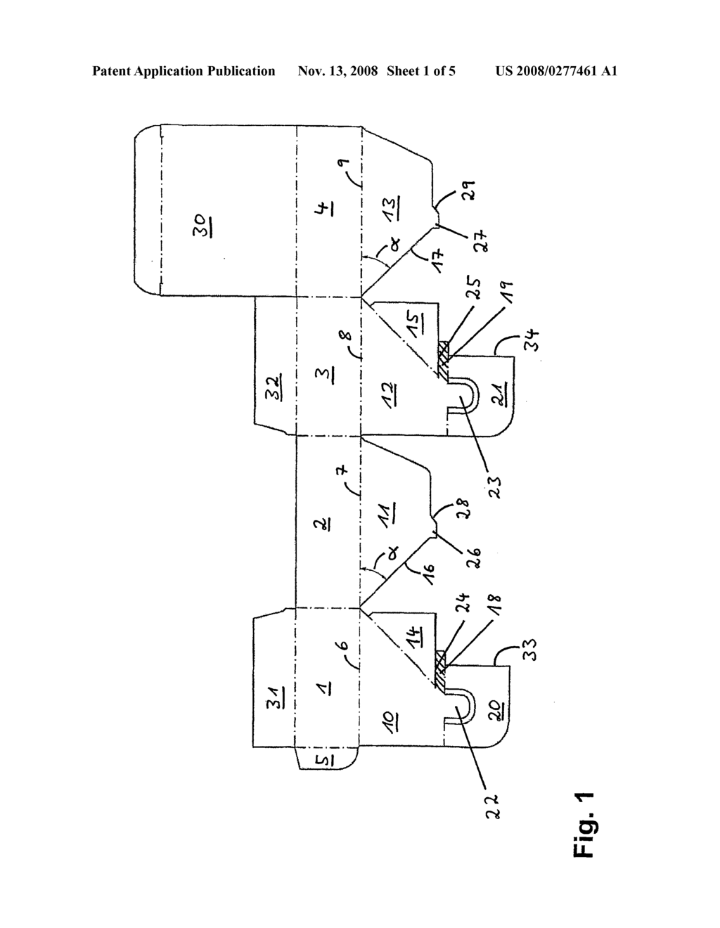 Cuboid Collapsible Box Having a Center Web - diagram, schematic, and image 02