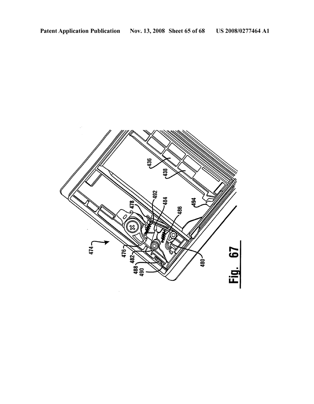 Cash dispensing automated banking machine deposit accepting system and method - diagram, schematic, and image 66