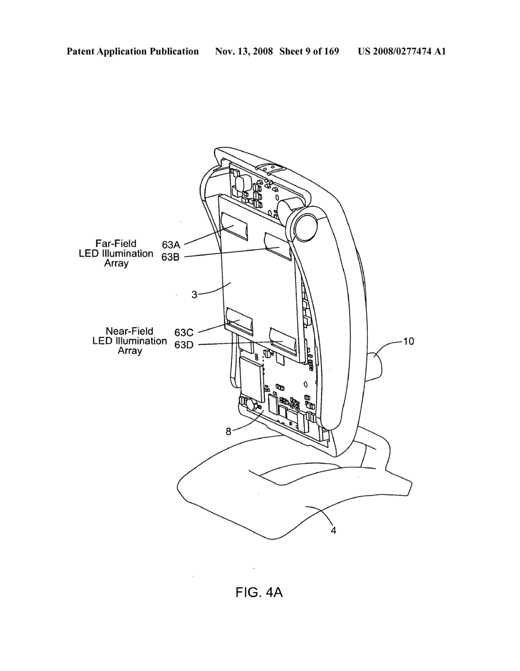 Hand-supportable digital image capture and processing system capable of illuminating the entire field of view (FOV) of said system using a linear LED-based illumination array mounted behind an illumination-focusing lens component integrated within the imaging window of said system - diagram, schematic, and image 11