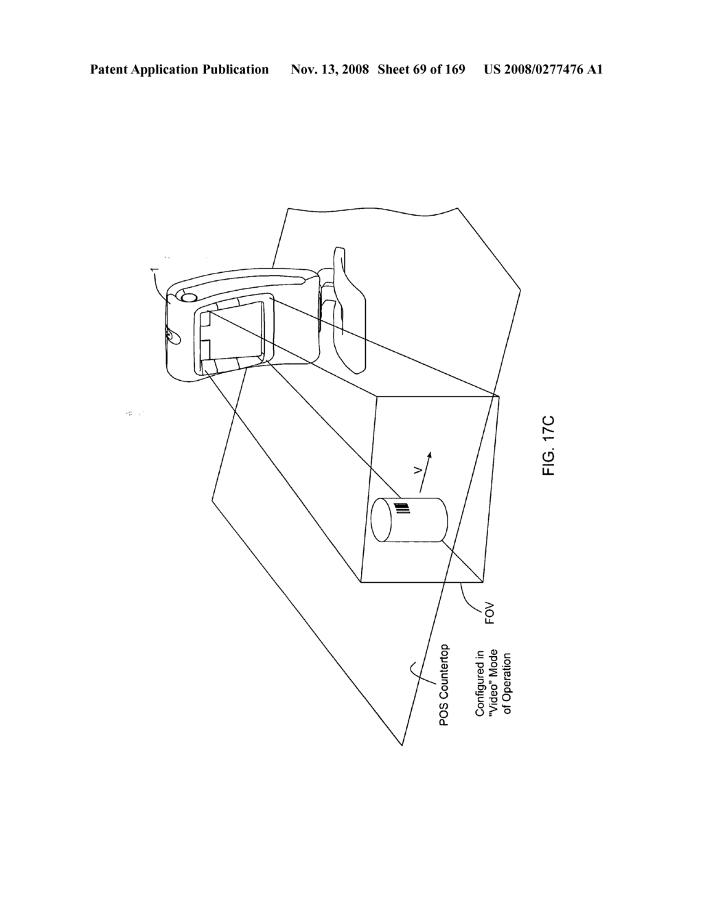 Method of blocking a portion of illumination rays generated by a countertop-supported digital imaging system, and preventing illumination rays from striking the eyes of the system operator or nearby consumer during operation of said countertop-supported digital image capture and processing system installed at a retail point of sale (POS) station - diagram, schematic, and image 71