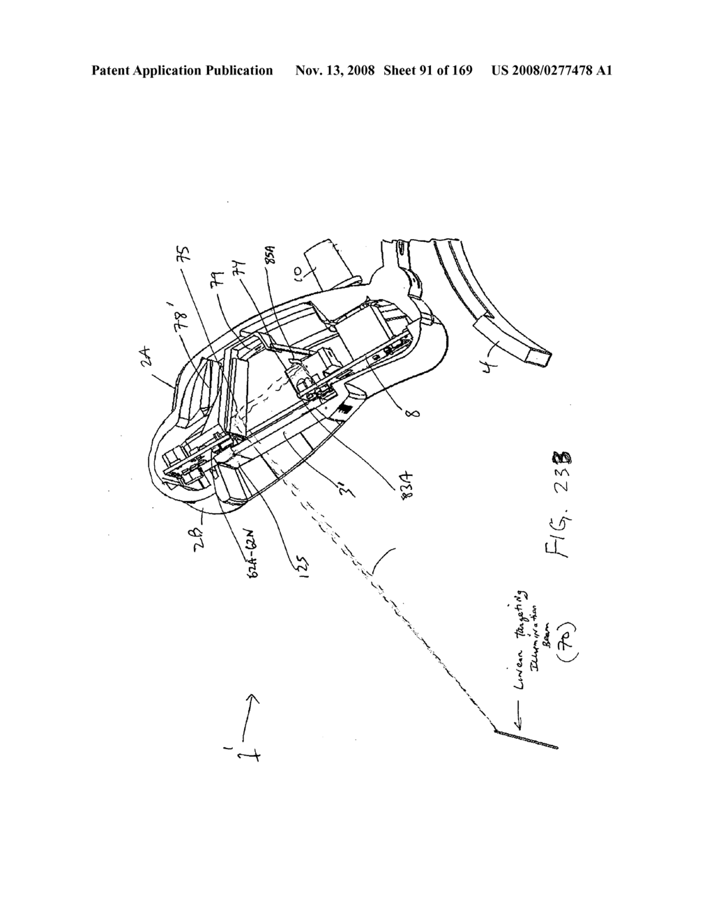 Digital image capture and processing system employing an image formation and detection subsystem having image formation optics providing a field of view (FOV) on an area-type image detection array, and a multi-mode illumination subsystem having near and far field LED-based illumination arrays for illuminating near and far field portions of said FOV - diagram, schematic, and image 93