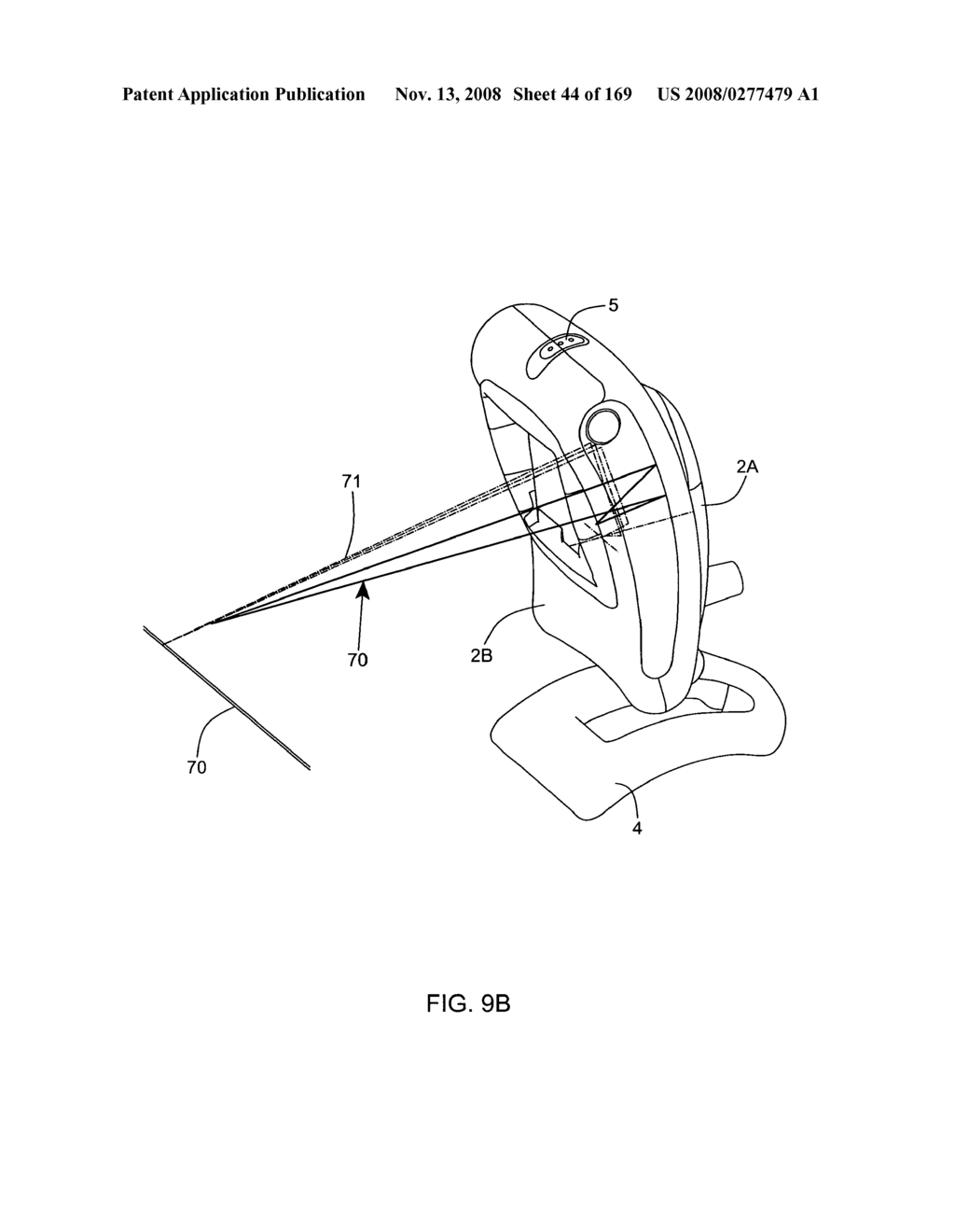 Countertop-based digital image capture and processing system having an illumination subsystem employing a single array of LEDS disposed behind an illumination focusing lens structure integrated within the imaging window, for generating a field of visible illumination highly confined below the field of view of the system operator and customers who are present during object illumination and imaging operations - diagram, schematic, and image 46