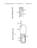 Contactless IC card system with partible antenna diagram and image