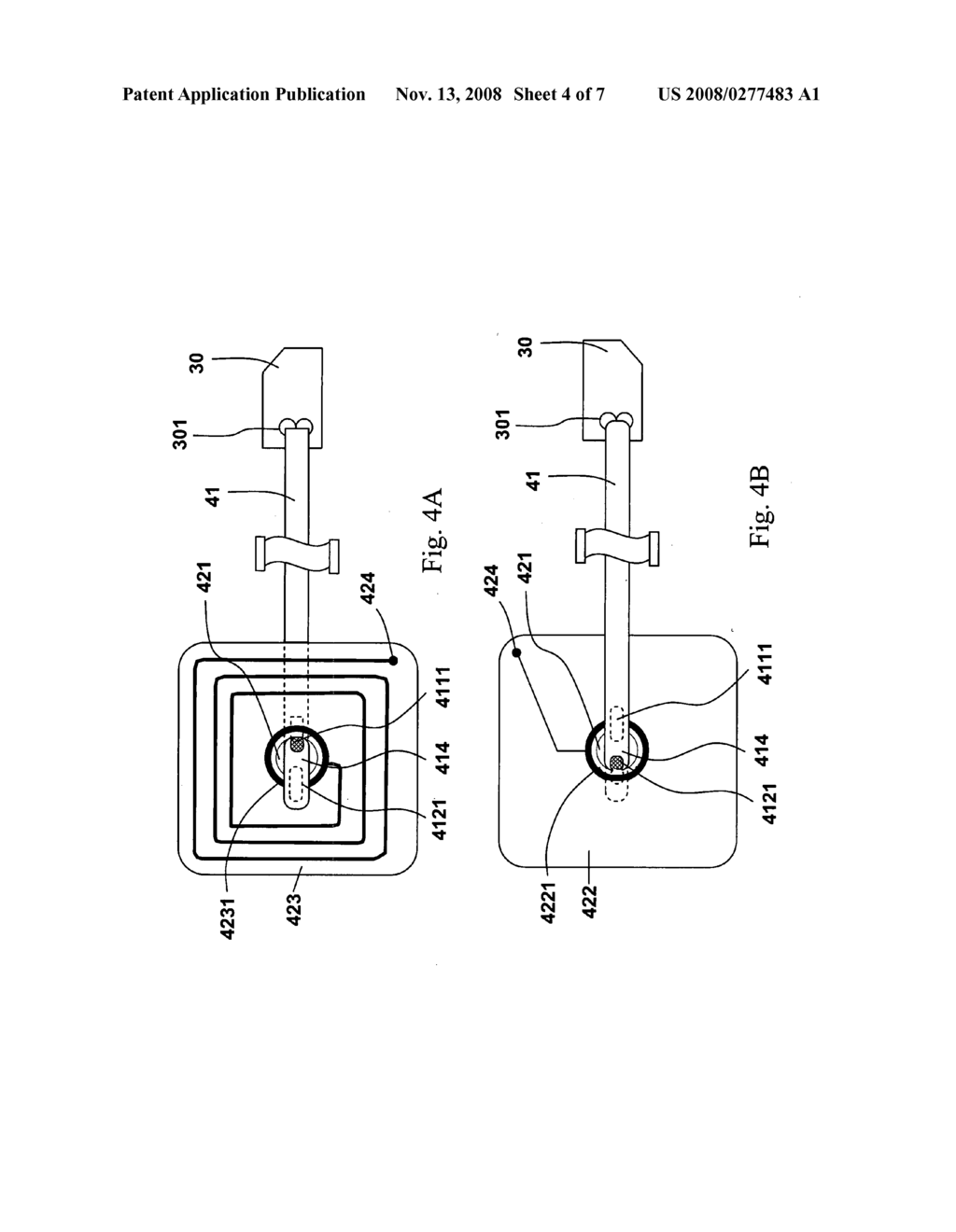 Contactless IC card system with partible antenna - diagram, schematic, and image 05