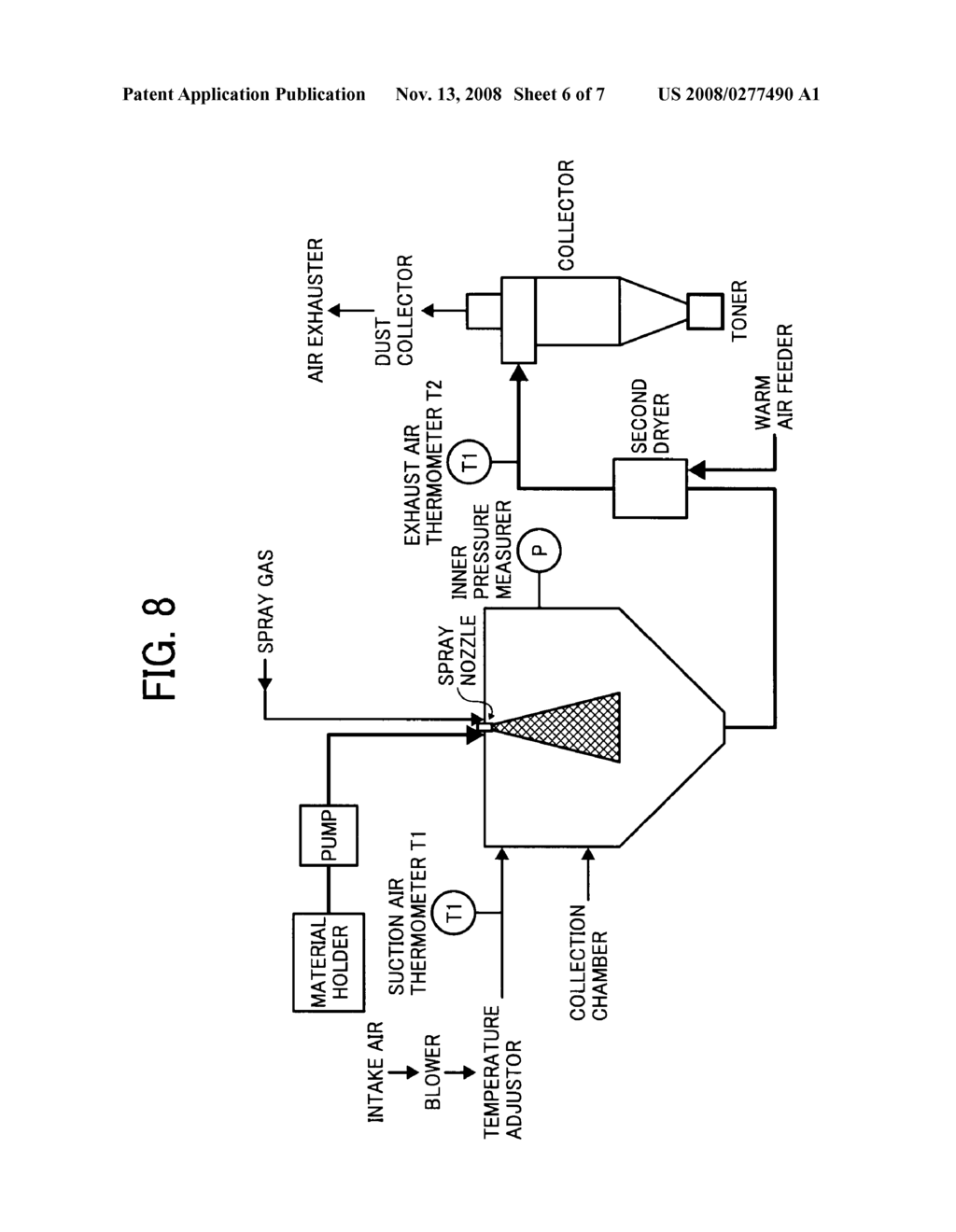 METHOD OF PREPARING POWDER AND TONER FOR ELECTROPHOTOGRAPHY, AND TONER THEREFOR - diagram, schematic, and image 07