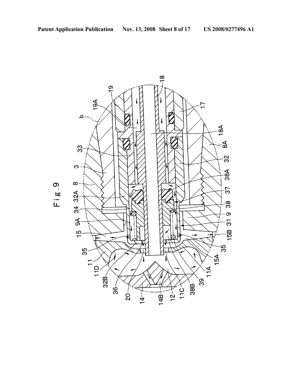 Rotary Spraying Head Type Painting Device - diagram, schematic, and image 09