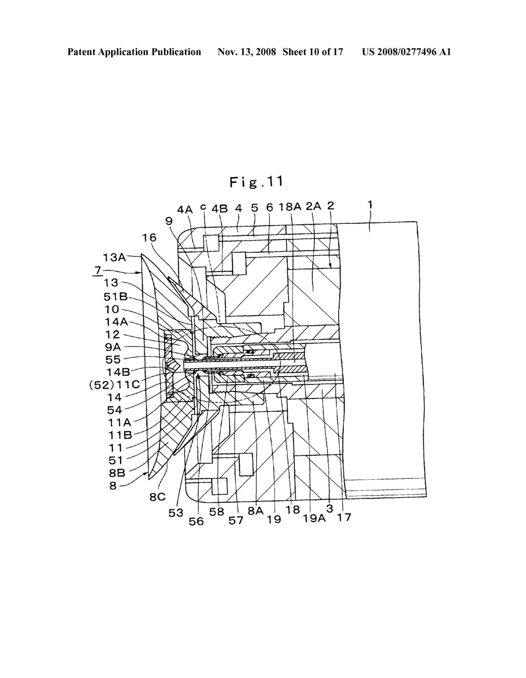 Rotary Spraying Head Type Painting Device - diagram, schematic, and image 11