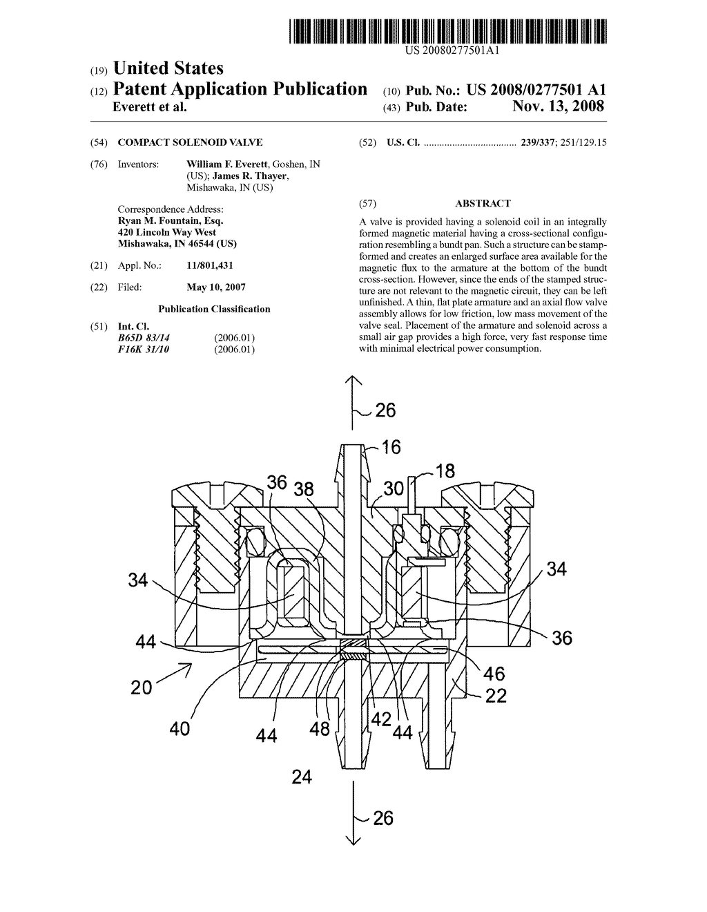 Compact solenoid valve - diagram, schematic, and image 01