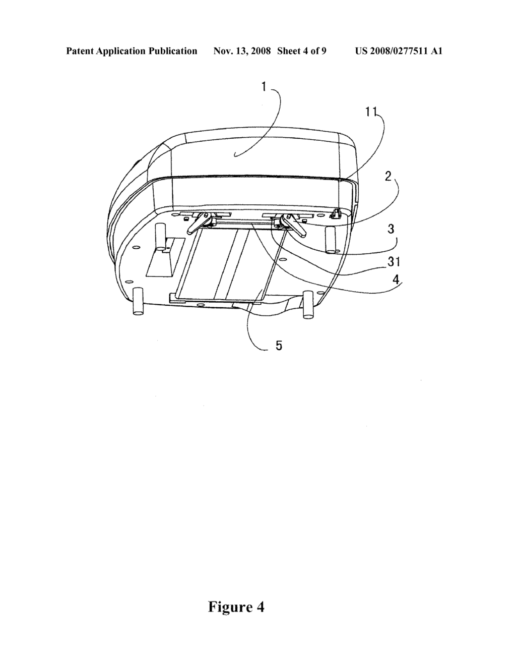 Shredder with Shreds Containment and Safety Mechanisms - diagram, schematic, and image 05