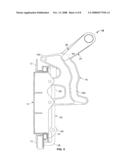 VENT DOOR SYSTEM WITH LEVER MECHANISM diagram and image