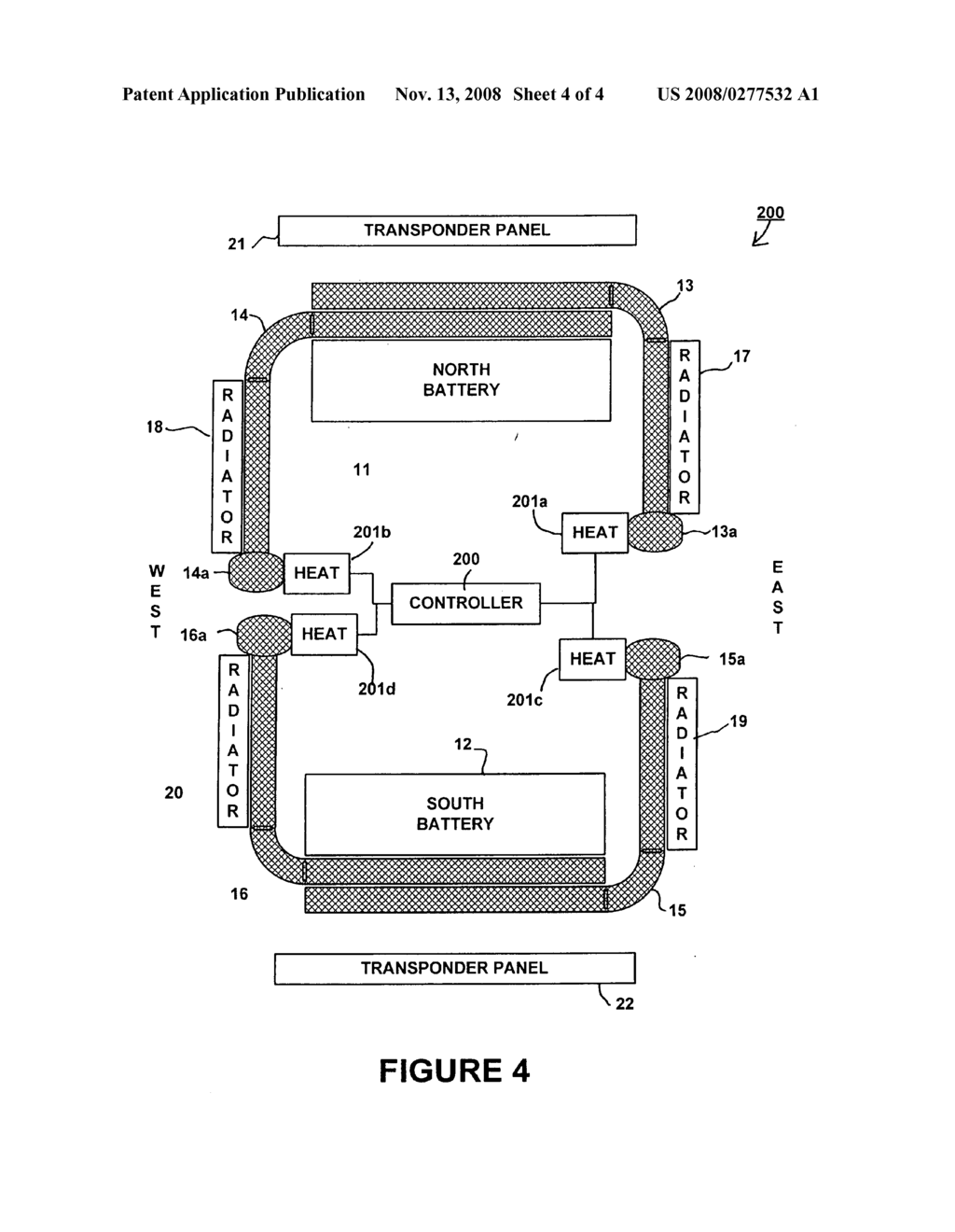 Spacecraft battery thermal management system - diagram, schematic, and image 05