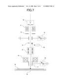 Charged particle beam apparatus diagram and image