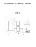 Charged particle beam apparatus diagram and image