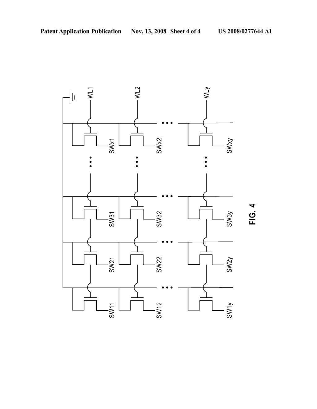 SWITCH ARRAY CIRCUIT AND SYSTEM USING PROGRAMMABLE VIA STRUCTURES WITH PHASE CHANGE MATERIALS - diagram, schematic, and image 05