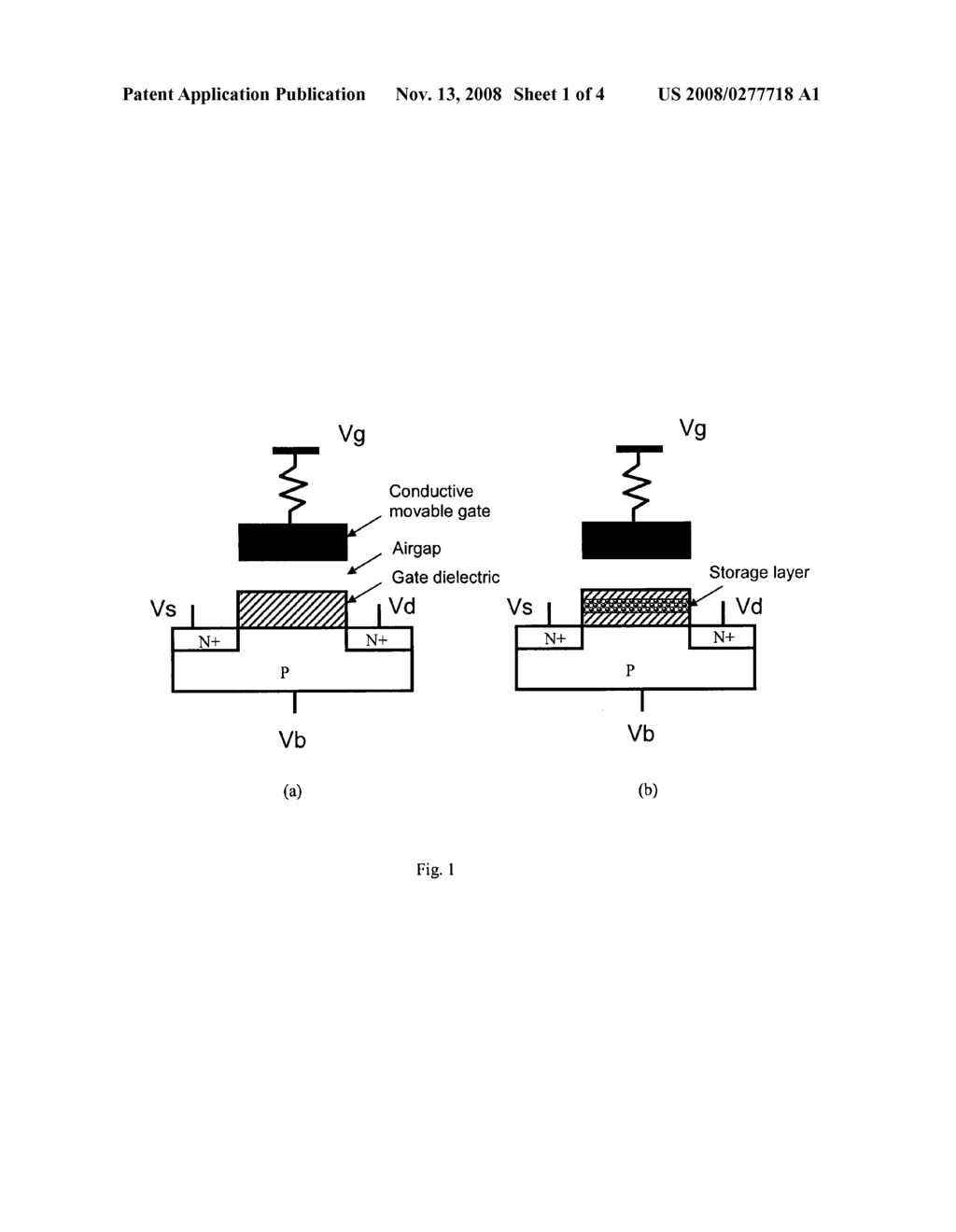 1T MEMS scalable memory cell - diagram, schematic, and image 02