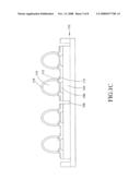 PACKAGE STRUCTURE FOR INTEGRATED CIRCUIT DEVICE AND METHOD OF THE SAME diagram and image