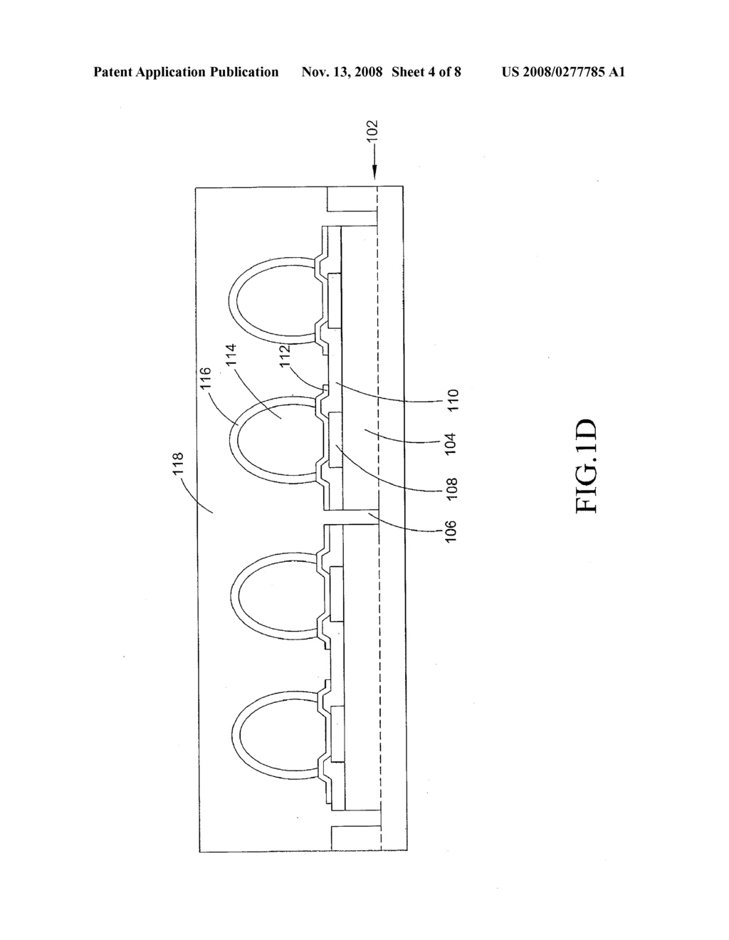 PACKAGE STRUCTURE FOR INTEGRATED CIRCUIT DEVICE AND METHOD OF THE SAME - diagram, schematic, and image 05