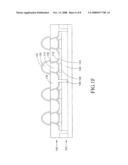 PACKAGE STRUCTURE FOR INTEGRATED CIRCUIT DEVICE AND METHOD OF THE SAME diagram and image