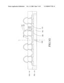 PACKAGE STRUCTURE FOR INTEGRATED CIRCUIT DEVICE AND METHOD OF THE SAME diagram and image