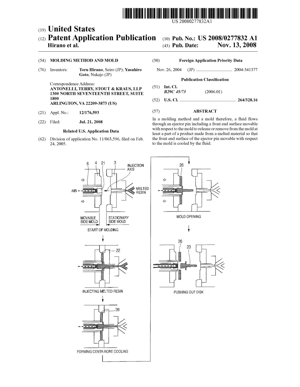 Molding Method and Mold - diagram, schematic, and image 01