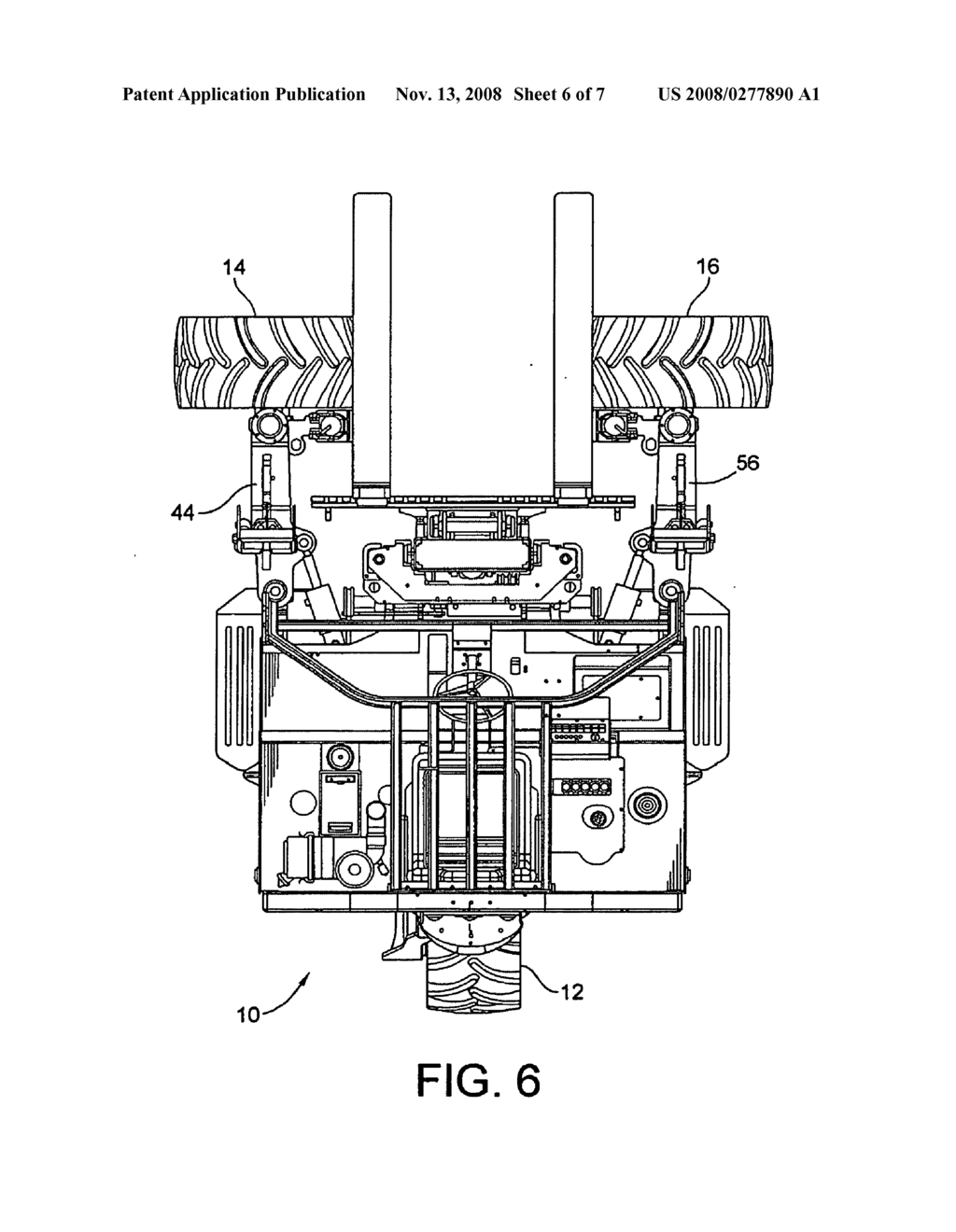 Four-Way Forklift With Outwardly Pivoting Wheel Arms - diagram, schematic, and image 07