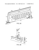 Truck tailgate with motion control devices diagram and image