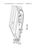 Truck tailgate with motion control devices diagram and image