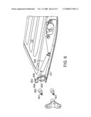 Truck tailgate with motion control devices diagram and image