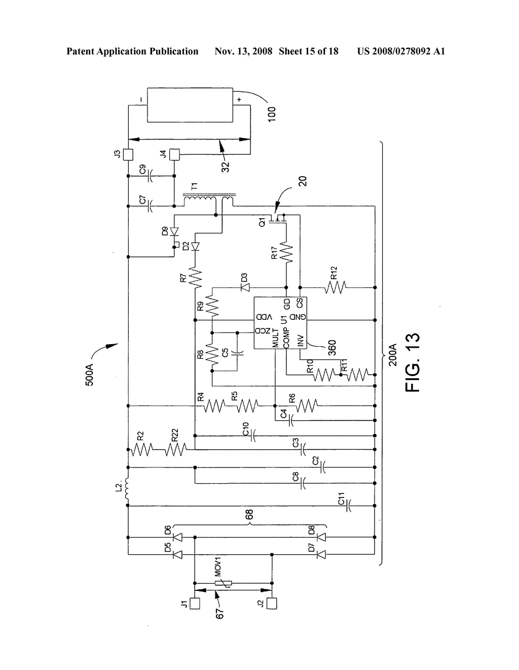 HIGH POWER FACTOR LED-BASED LIGHTING APPARATUS AND METHODS - diagram, schematic, and image 16